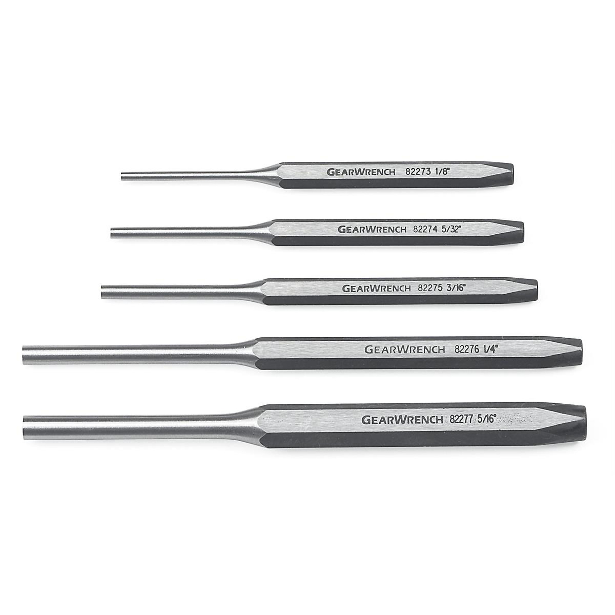 GearWrench Pin Punch Set — 5-Piece, Model# KDT82309